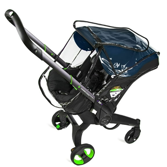 MELIVO Stroller Raincoat Thickened Transparent PVC Vision Rain Cover for Baby Stroller 3 in 1 Baby Stroller Accessories