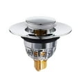 thumbnail image 1 of Wash Basin Strainer Washbasin Drain Bounce Core Bathroom Accessories Filter Converter Stainless Steel Spring Pop Up Basin, 1 of 5
