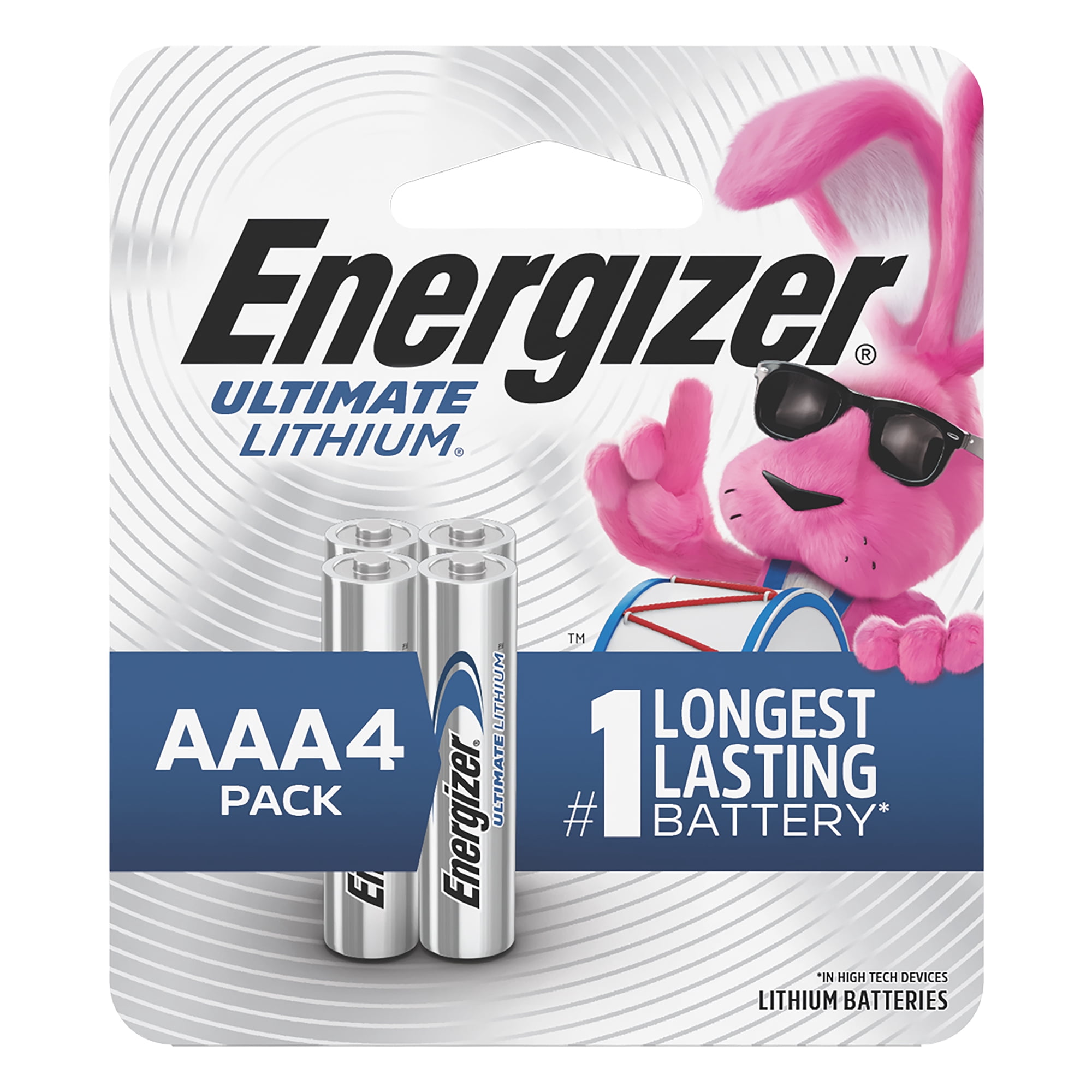 Energizer Ultimate Lithium AAA Batteries (4 Pack), Lithium 1.5V Triple A Batteries
