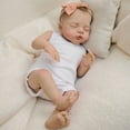 thumbnail image 5 of Lifelike Reborn Baby Dolls Girl - 18" Realistic Newborn Cloth Body Real Life Baby Dolls for 3+ Year Old Girls Gifts, Pretend Play, Collection, 5 of 5