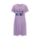 thumbnail image 5 of Camisón corto de talla grande para mujer, camisón de manga corta con estampado de pecho a la moda, camisón para mujer, 5 of 7