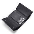 thumbnail image 3 of Black Exclusive Luxury Leather Keychain - Key Case - Key Holder - Genuine Leather - with Elegant Gift Box - Men - Women, 3 of 5