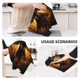 thumbnail image 3 of Disketp Cool Black Eagle Waffle Weave Kitchen Dish Cloth,Super Absorbent Kitchen Dish Towels 16*26 Inches for Dish Rags Washing Dishes, Drying Dishes, 3 of 7