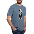 thumbnail image 4 of CafePress - Christmas Bernese Mt Holiday Dog T Shirt - Mens Comfort Colors Shirt, 4 of 5