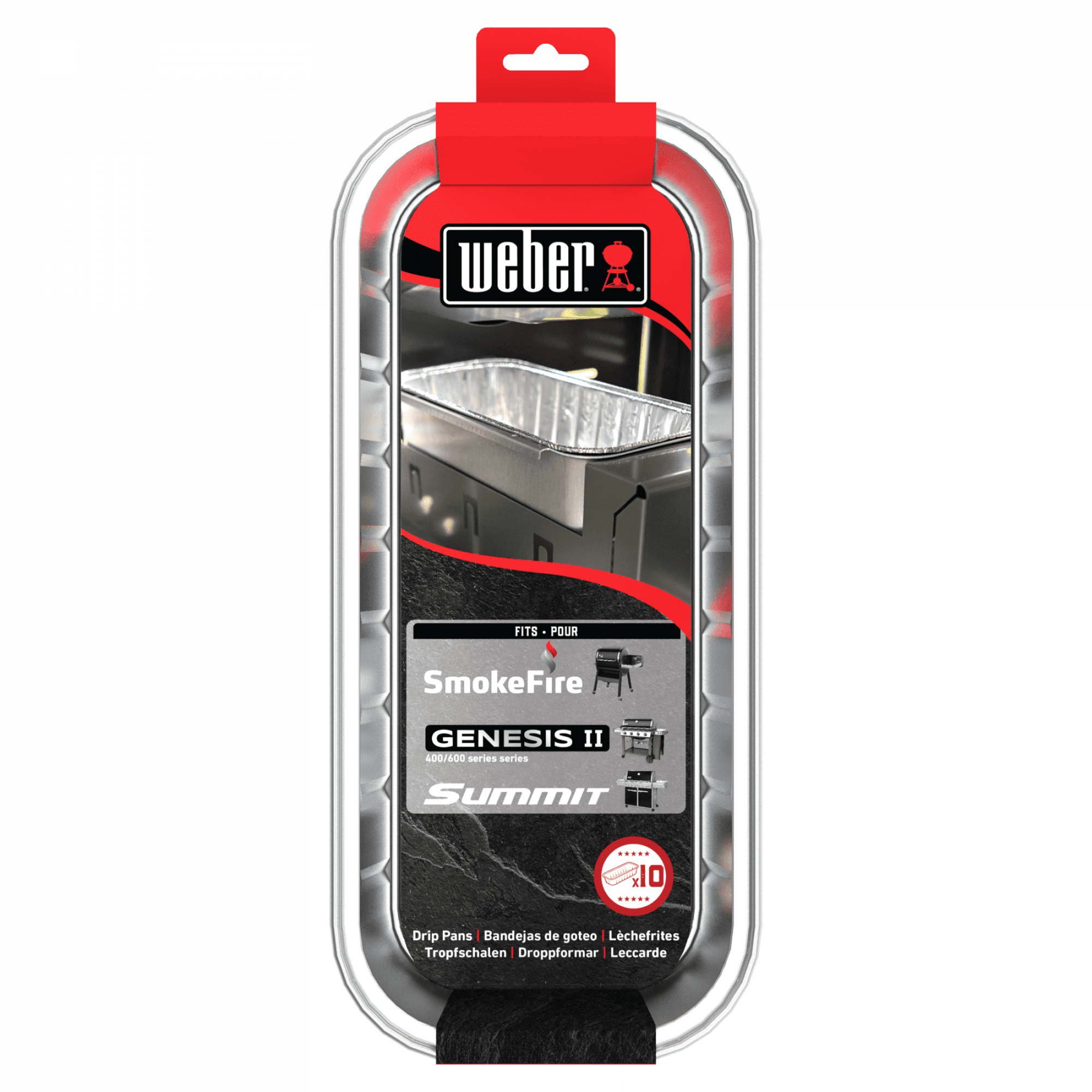 Weber DRIP PAN PELLETSUMMIT 10PKG 6498