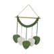 thumbnail image 2 of Tapiz de macramé para pared, tapiz de hojas, decoración bohemia, artesanía, hecho a mano, tejido Verde, 2 of 9