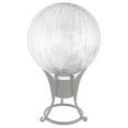 thumbnail image 2 of Achla Designs 10 Inch Gazing Glass Globe Sphere Garden Ornament, Silver, 2 of 5