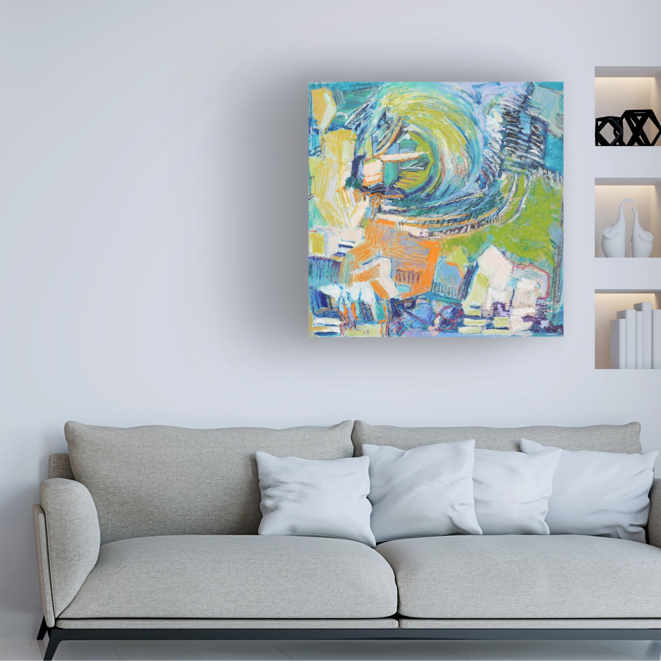 Trademark Fine Art Dorothy Fagan New Pathways III Canvas Wall Art