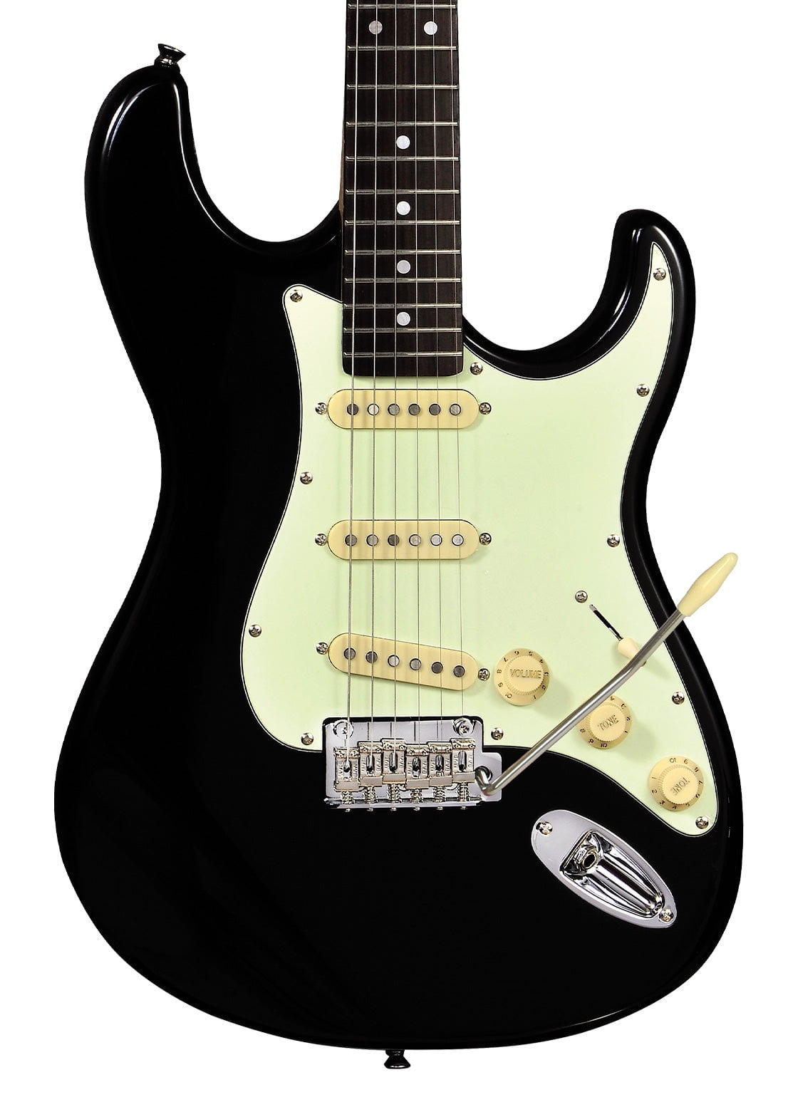 Tagima T 635 CLASSIC-BK-DF/MG Electric Guitar - Black
