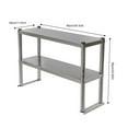 thumbnail image 4 of FETCOI Stainless Steel Work Table Food Prep Shelf Station Commercial Kitchen Restaurant (12x36In), 4 of 22