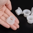 thumbnail image 4 of Uxcell 14.7mmx18.5mmx15.5mm Flanged Sleeve Bearings Nylon Bushings, White 10 Pack, 4 of 5