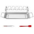 thumbnail image 2 of Chicken Leg and Wing Rack for Grill Smoker Oven Easy to Use 14 Slots Chicken Leg Rack Stainless Steel Chicken Wing Rack Chicken Drumstick Holder for Perfect Cook, 2 of 9