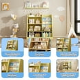 thumbnail image 4 of Innovation Works Kids Wooden Bookshelf,Toy Storage Organizer,Children Toddler Book for Bedroom,Nursery, 4 of 7