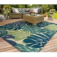 thumbnail image 7 of Couristan Covington Monstera Cream-Multicolor Indoor / Outdoor Area Rug, 8' x 11', 7 of 7