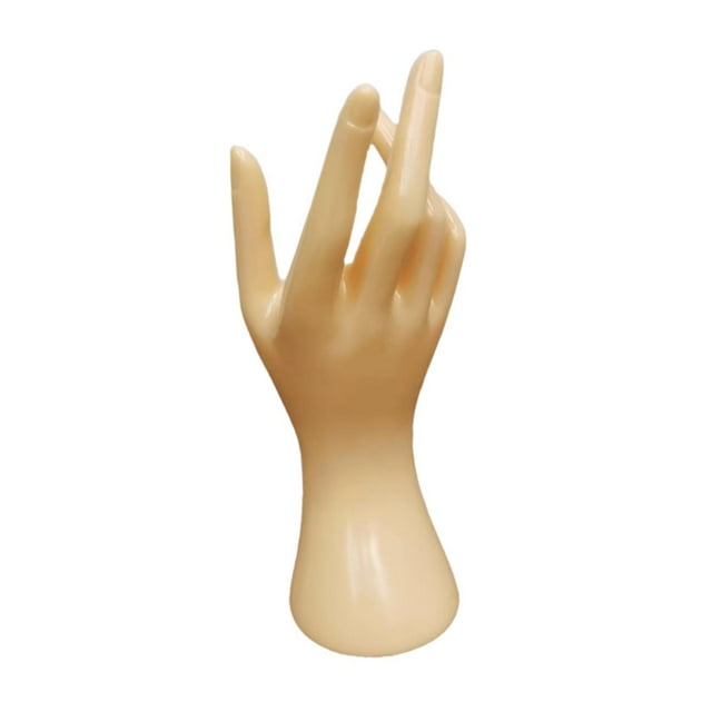 lionlar Adults Mannequin Hand Model Lightweight Dressing Table Jewelry Display Stand Skin Color