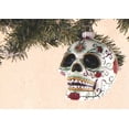 thumbnail image 6 of Christmas By Krebs Blown Glass  Collectible Tree Ornaments  (3.5" Candy Day of the Dead Skull), 6 of 6