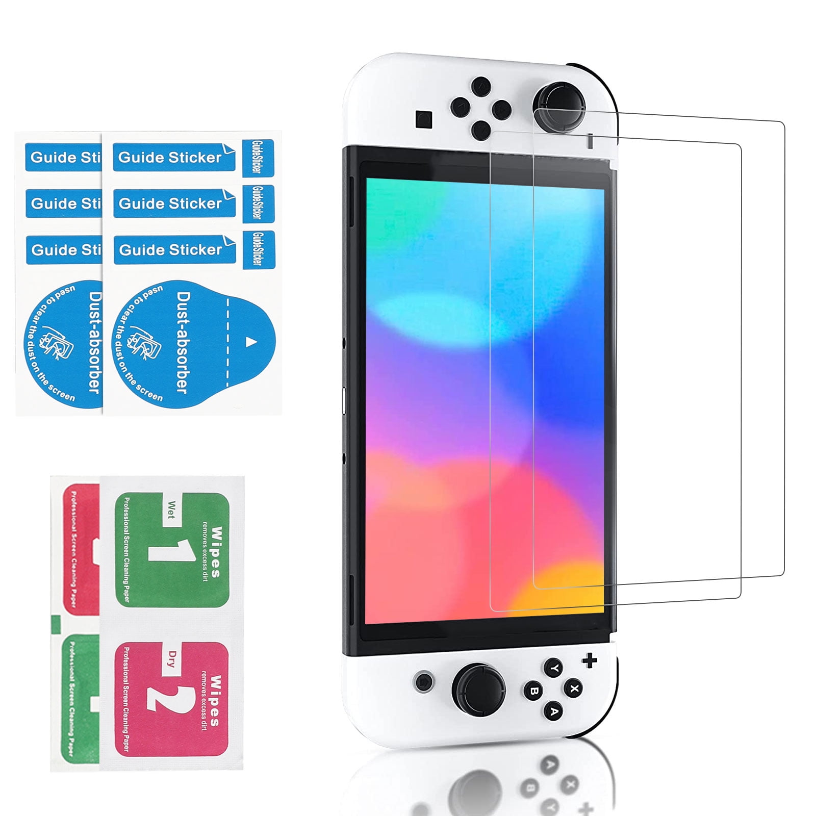 [2Pack] Screen Protector Fit for Nintendo Switch OLED 2021, Anti