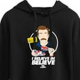 thumbnail image 3 of Ted Lasso - British Soccer Coach - I Believe in Believe - Juniors Cropped Pullover Hoodie, 3 of 5