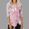thumbnail image 2 of WEAIXIMIUNG T-Shirt Décontracté à Manches Longues et Col Rond Imprimé Mode Polyvalente pour Femmes Saint-Valentin (1), 2 of 7