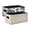 Black And Gray Baseballs And Bats, variant on Felt Storage Bins 2-Pack Foldable Space-Saving Organizer For Home Office Animal Print A Pattern Of Turquoise