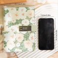 thumbnail image 2 of Diary with Lock, Flower and Butterfly Journal, Refillable PU Leather Diary with Lock and Key for Women Girls, B6 Secret Personal Daily Journal, Vintag, 2 of 4