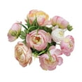 thumbnail image 2 of Mainstays 7" Artificial Pink Ranunculus in Cream Pot, for Indoor Use, 2 of 8
