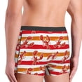 thumbnail image 3 of Goofa Red Lobster Printed Men's Boxer Briefs Underwear, Moisture-Wicking Underwear, Trunk,Soft and Breathable Cotton Underwear-XX-Large, 3 of 9
