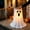 B, variant on Halloween Ghost Candy Bowl with LED Lights & Remote Control, Light Up White Ghost Candy Stand Holder Bucket, Outdoor Glowing Floor Decor Rack for Halloween Yard Front Door Party Decorations