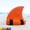 Orange, variant on KEKE Back Float Swim Fin Trainer with Elastic Strap, Wearable Shark Fin Swim Float, Buoyancy Foam for Kids Children Toddler Swimming Safety, Purple