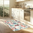 thumbnail image 3 of BERTHMEER 2'x3' Small Beige Floral Area Rugs for Bathroom Bedroom Entryway Kitchen Dorm Entrance Non Slip Washable Vintage Oriental Flower Rugs, 3 of 6