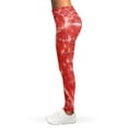 thumbnail image 3 of Fresh Salmon Print Leggings, Food Lover Sexy Yoga Leggings For Women., 3 of 5