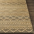 thumbnail image 2 of Surya Santa Barbara SBB-2310 30x96" Runner Global Fabric Area Rug in Tan/Black, 2 of 6
