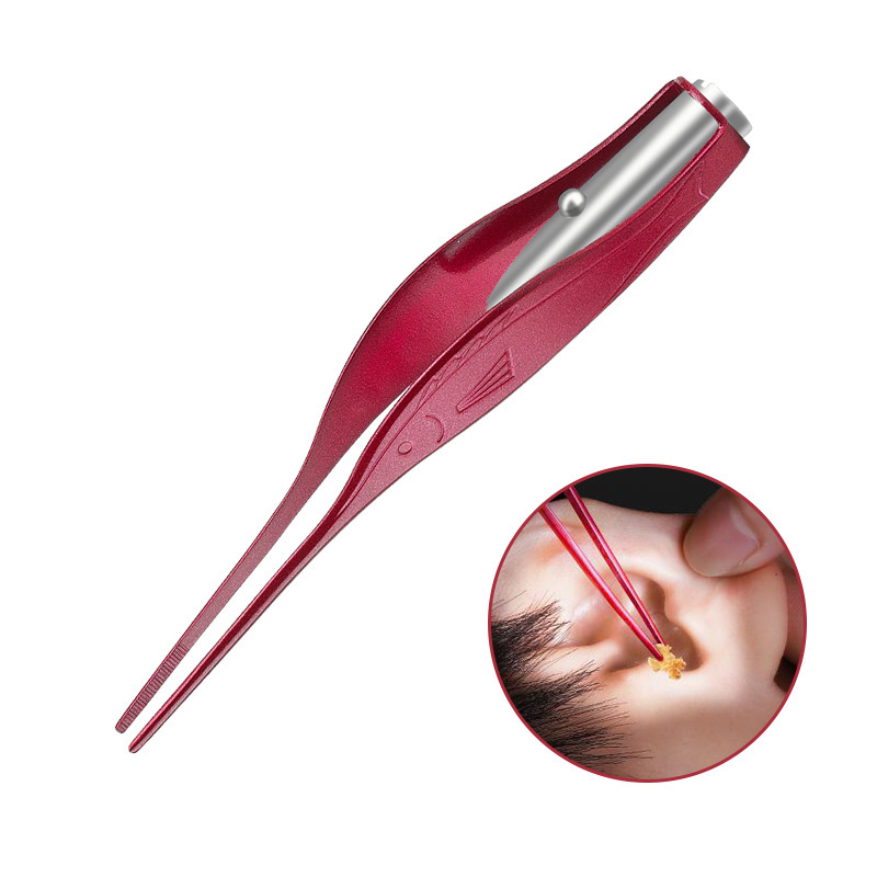Long Ear Pick Earwax Removal Tweezers Easy to Use & Hold Stainless