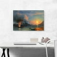 thumbnail image 2 of ARTCANVAS The Battle of Bomarsund Canvas Art Print by Ivan Aivazovsky - Size: 26" x 18" (0.75" Deep), 2 of 9