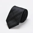 thumbnail image 4 of Men's Solid Color Ties Soft Comfortable Skinny Classy Fashionable Dressy Satin Necktie Pocket Square Cufflinks Set for Business Formal Wedding Tie, 4 of 4
