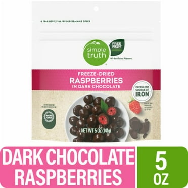 Simple Truth Freeze-Dried Raspberries in Dark Chocolate 5 oz