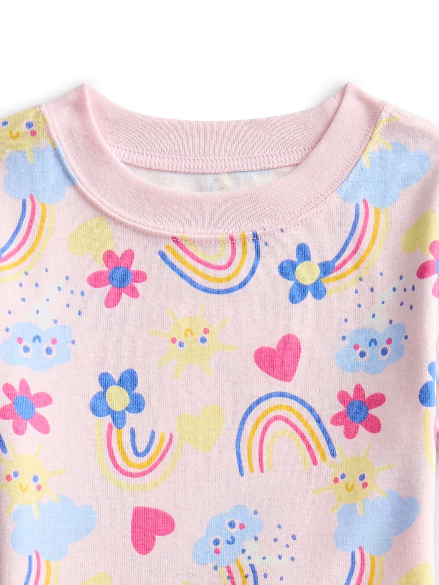 Wonder Nation Toddler Boys Printed Tee & Shorts, 2-Piece Cotton Pajama Set, Sizes 12M-5T
