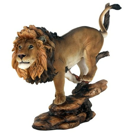 Photo 1 of 10 3/4" Pride Rock King of The Jungle Savannah Lion Wildlife Home Statue Simba