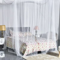 Bed Canopies Product Image Zeny White Four Corner Post Bed Princess Canopy Mosquito Net Full Queen King
