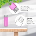 thumbnail image 4 of 20 Pack 12ml/0.4oz Glass Bottles Sample Vials with Screw Aluminum Caps Mini Container Jars for Wishing Message Bottle Sample Essential Oil Arts Wedding Favors Decor for DIY, 4 of 9