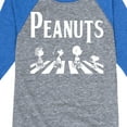 thumbnail image 3 of Peanuts - Peanuts Crossing Road - Toddler And Youth Raglan Graphic T-Shirt, 3 of 5