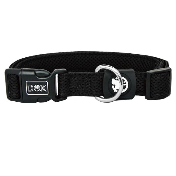 Collar para Perro DDOXX Airmesh Ajustable Pequeño negro