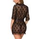 thumbnail image 5 of Conjunto de lencería Camisón de malla V profunda Batas de malla para la noche de bodas Hugtrwg para mujer Negro T S, 5 of 5