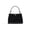 Black, variant on Glossy Croc Print Mini Handbag, 2 Ways Hand Shoulder Crossbody Purse, Solid Black