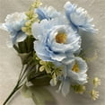 thumbnail image 2 of Sunxin Artificial Flowers Bouquet New 6 Head Peony Wedding Home Hotel Photography Decoration Props Artificial Flowers, A Bunch of Peonies, 2 of 5