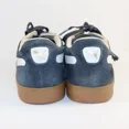 thumbnail image 4 of PU & MA Suede Classic Gum Sole Sneakers – Men’s Size 12 – Navy Blue & White, 4 of 6