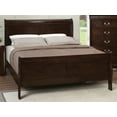 thumbnail image 2 of Louis Philippe Eastern King Panel Sleigh Bed Cappuccino, 2 of 3