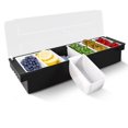 thumbnail image 1 of U Chef Contenedor Refrigerado por Hielo para Servir Condimentos, Charola de Servicio, Bandeja de Botana Refrigerada, Carrito de Bar para Trabajo en Casa o Restaurante, Organizador de Refrigerador, 1 of 7