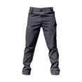 thumbnail image 4 of Dwellite Men's Pants Cargo Pants Lightweight Casual Summer Hiking Outdoor Work Trousers with Zipper Pocket Gray XL, 4 of 5
