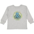 thumbnail image 3 of Inktastic Octopus Cute Ocean Sea Creature Boys or Girls Long Sleeve Toddler T-Shirt, 3 of 5